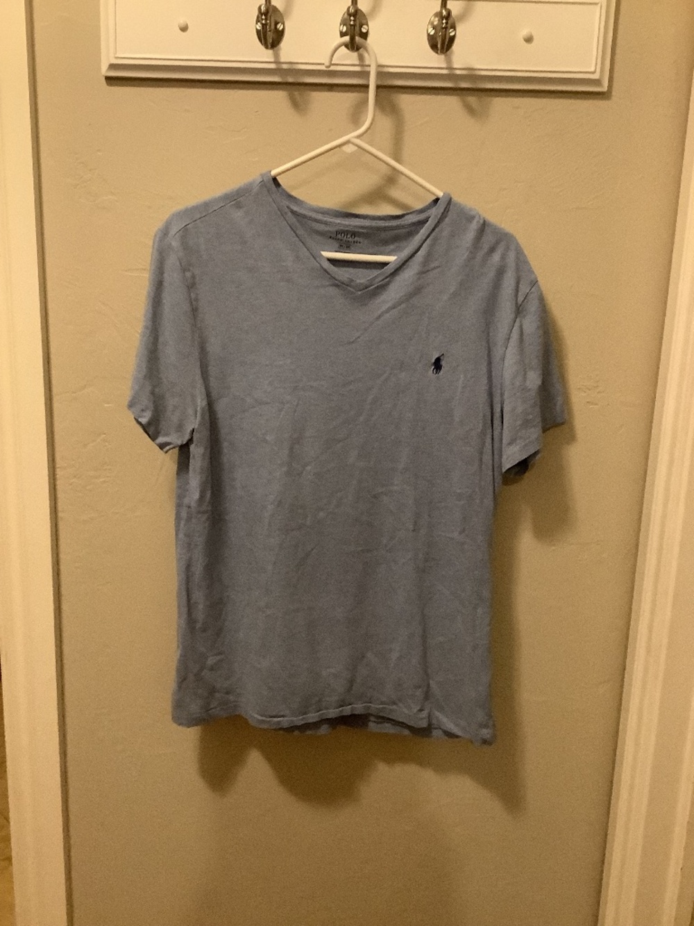 Polo by Ralph Lauren men’s V-neck T-shirt, size medium